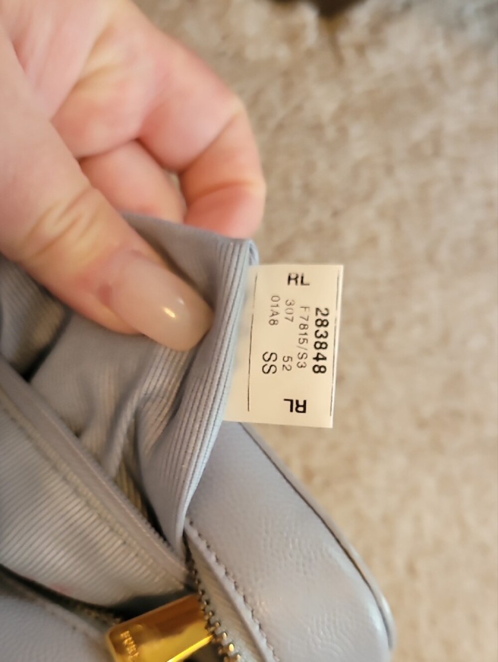 Furla Brava Mini Crossbody Bag In Bluish Purple EUC - Picture 12 of 15